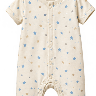 Soft Star Baby Romper