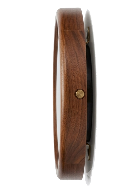 Vintage Wooden Wall Clock with Roman Numerals - Image 3